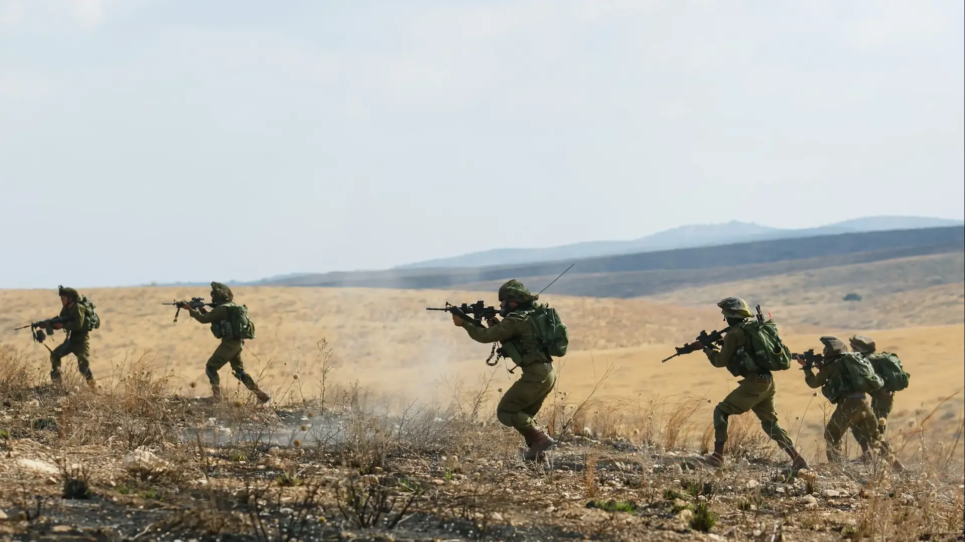 בסיס האימונים של חטיבת הצנחנים, שנמצא ליד קיבוץ שומריה שבגב יוני 2017