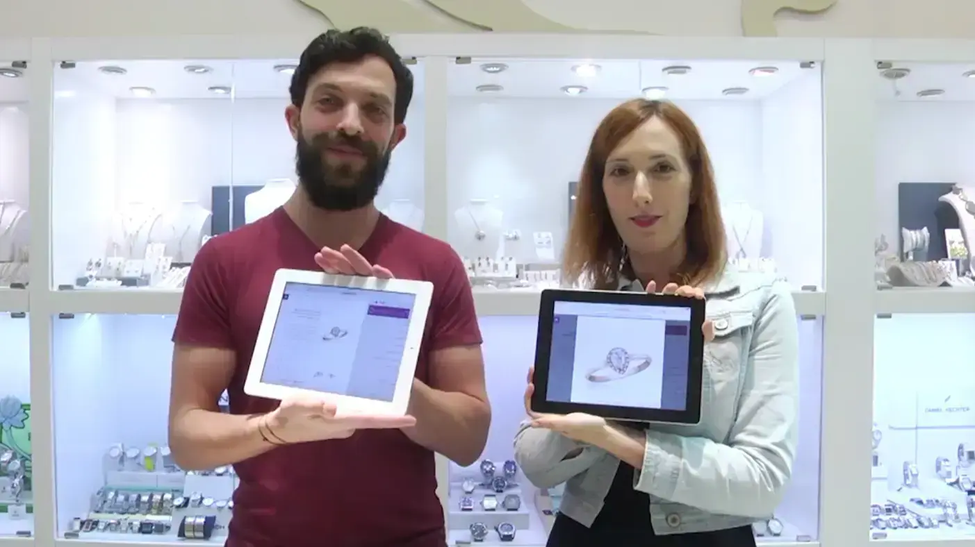 צפריר ותמר בוחרים טבעת אירוסין של הבורסה לתכשיטים