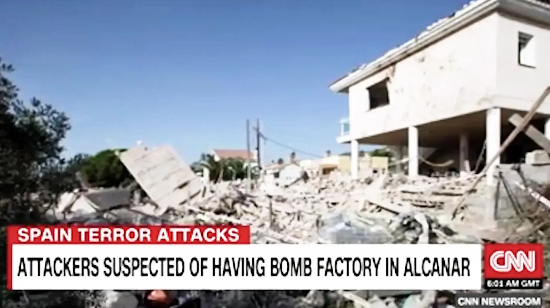 CNN - בית שהתפוצץ בעיירה אלקנר חשף תא טרור