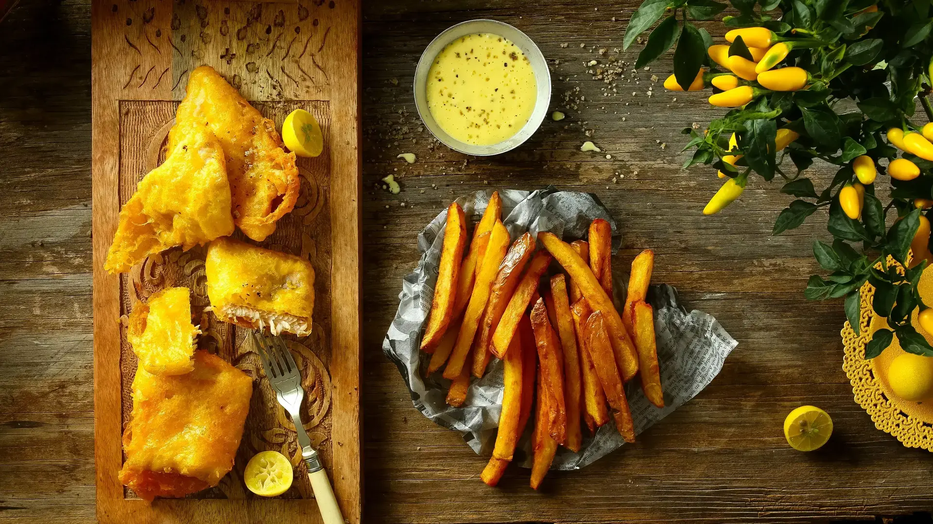 פיש אנד צ'יפס מדג פורל