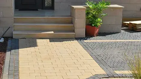 ריצוף באבנים משתלבות ריצוף באבנים משתלבות