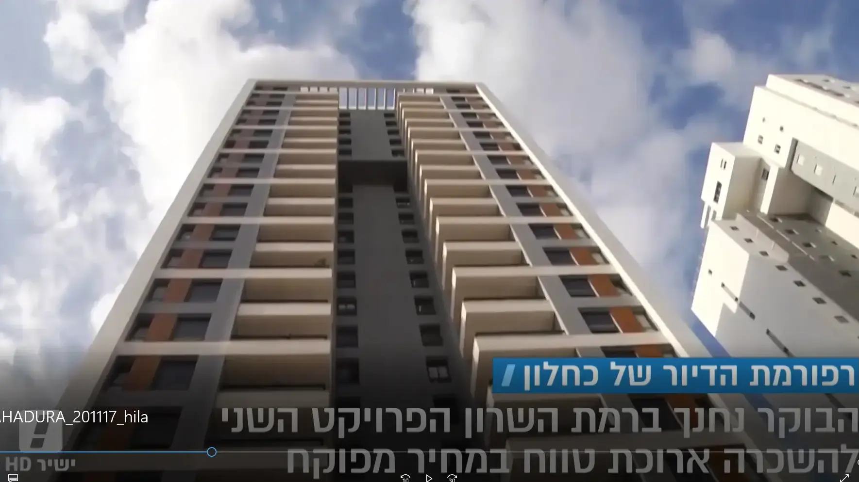 הילה ציאון על הפרויקט השני להשכרה ארוכת טווח ברמת השרון מתוך המהדורה המרכזית 20.11.17