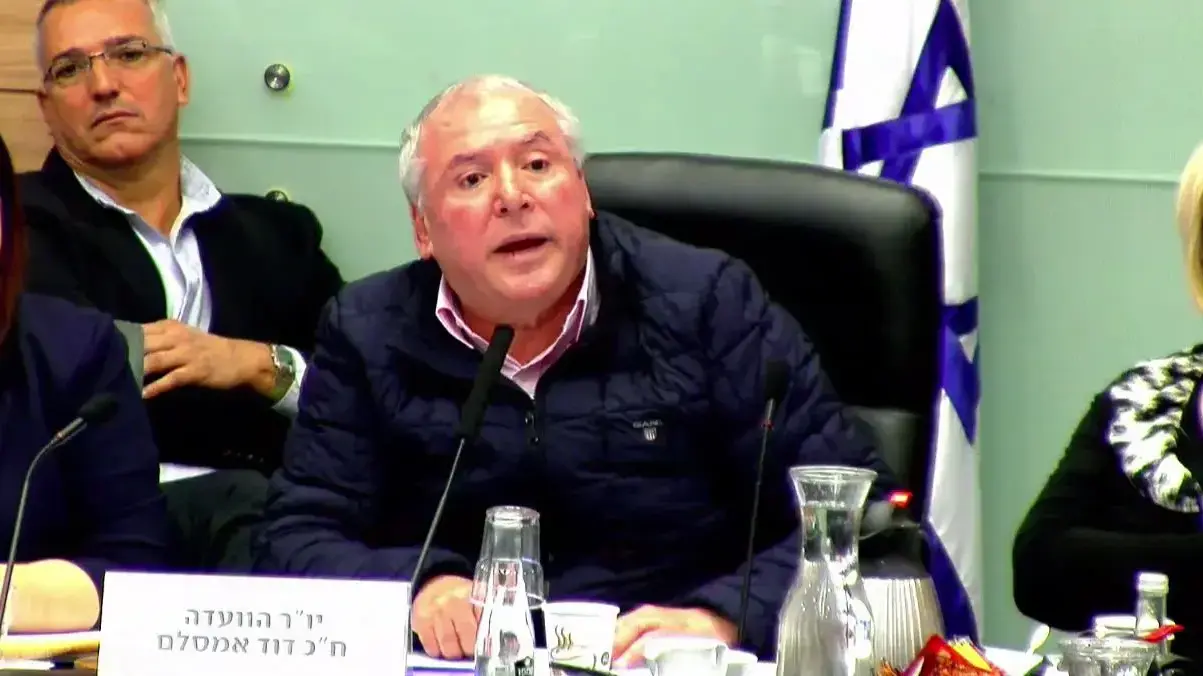 ח"כ דודי אמסלם במהלך דיון על חוק ההמלצות  כנסת, ירושלים 22 בנובמר 2017