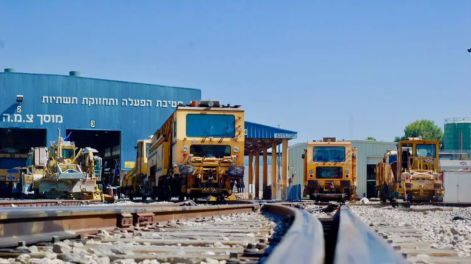 הכלים הכבדים של רכבת ישראל