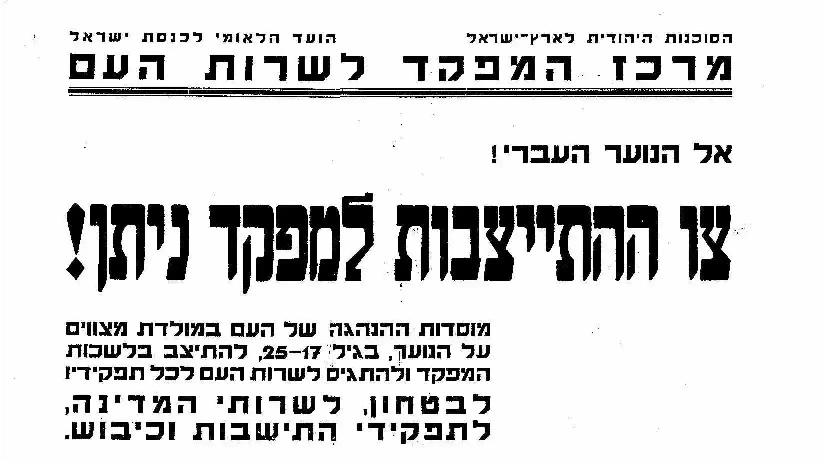 70 שנה לכ"ט בנובמבר- ארכיון צה"ל במשרד הביטחון חושף לראשונה את הישיבה שיסדה את צה"ל כצבא העם וקבעה את חוק שירות החובה