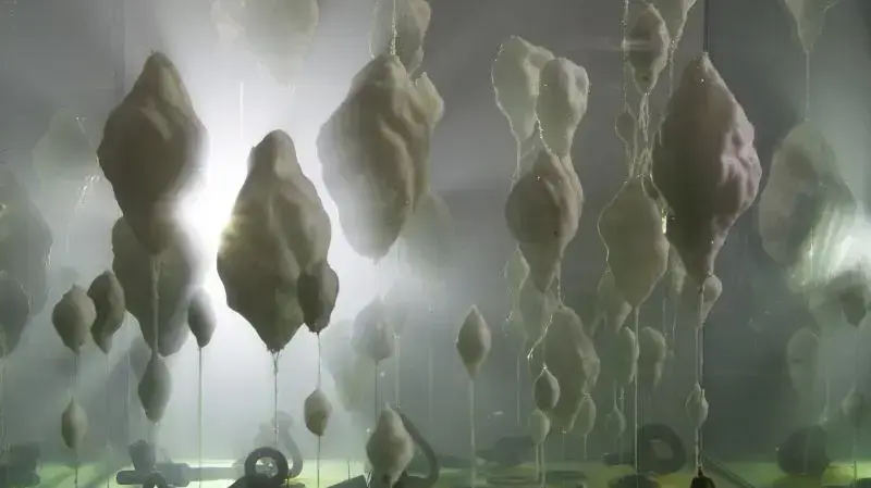 יצירתו של יונתן גולדמן, "ההתחלה של מיצב", 2017