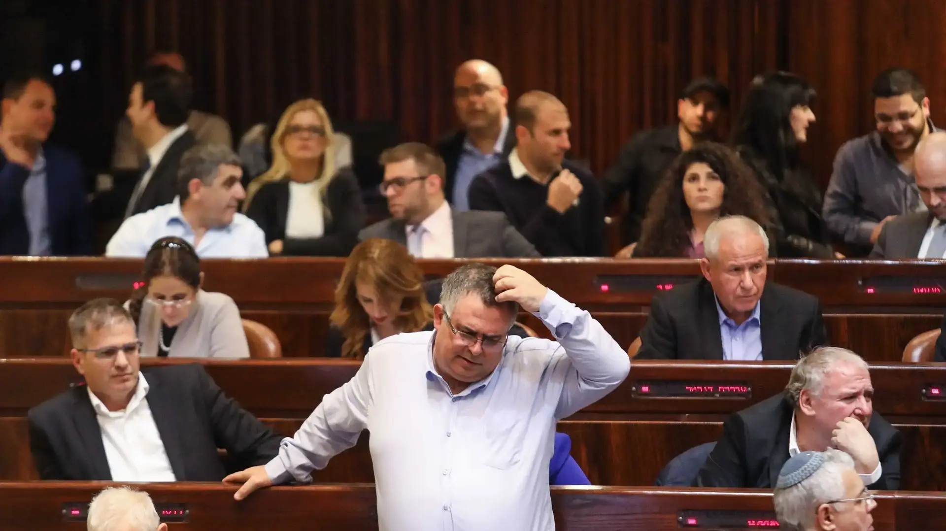 יו"ר הקואליציה דוד ביטן במליאת הכנסת, 11 בדצמבר 2017