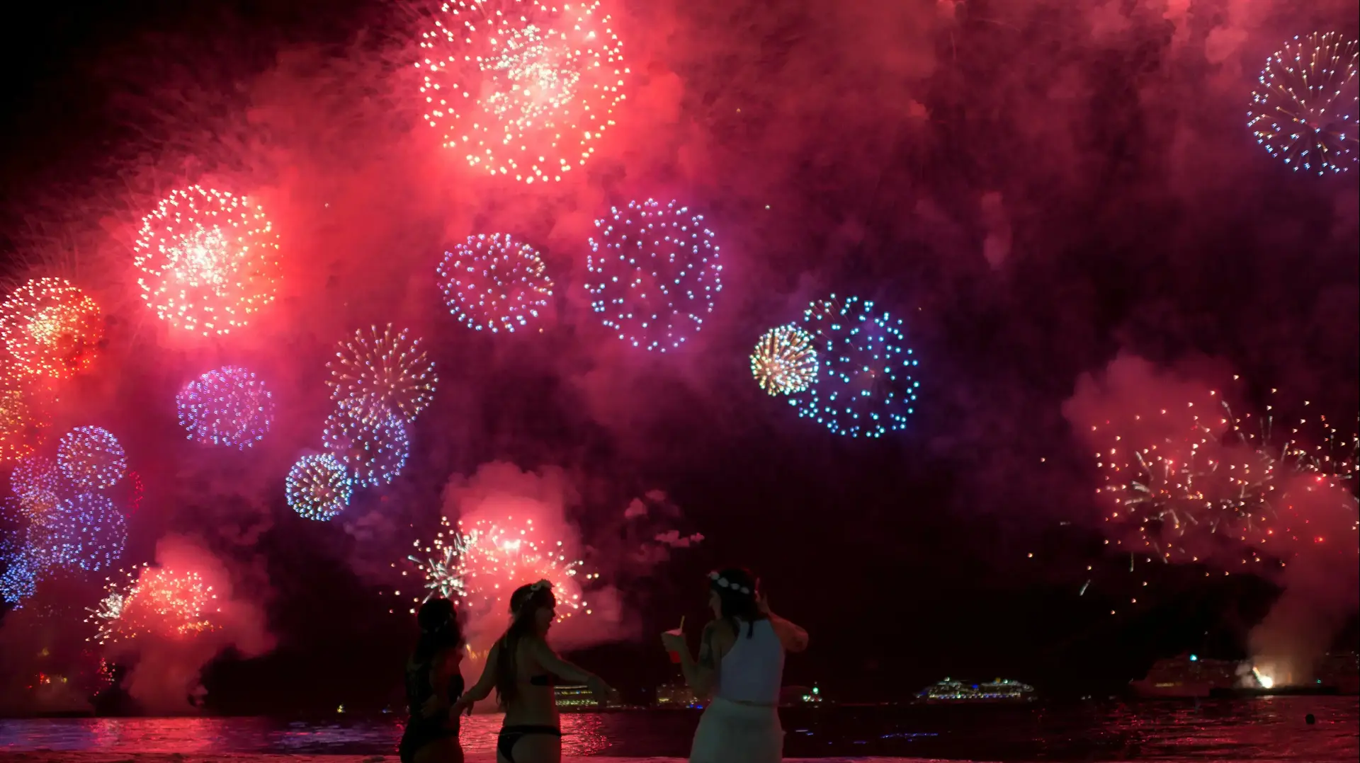 ערב השנה החדשה 2018, קופקבנה בריו דה ז'ניירו, ברזיל