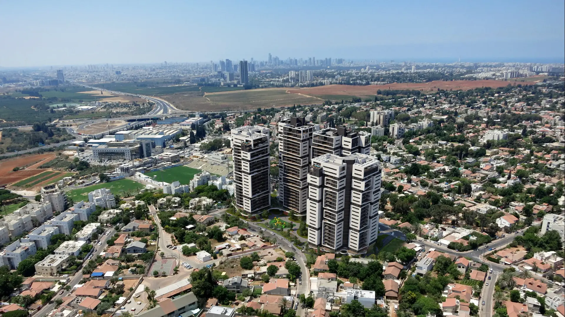 הדמיה של פרויקט רמות השרון בעיר רמת השרון הדמיה של פרויקט רמות השרון בעיר רמת השרון