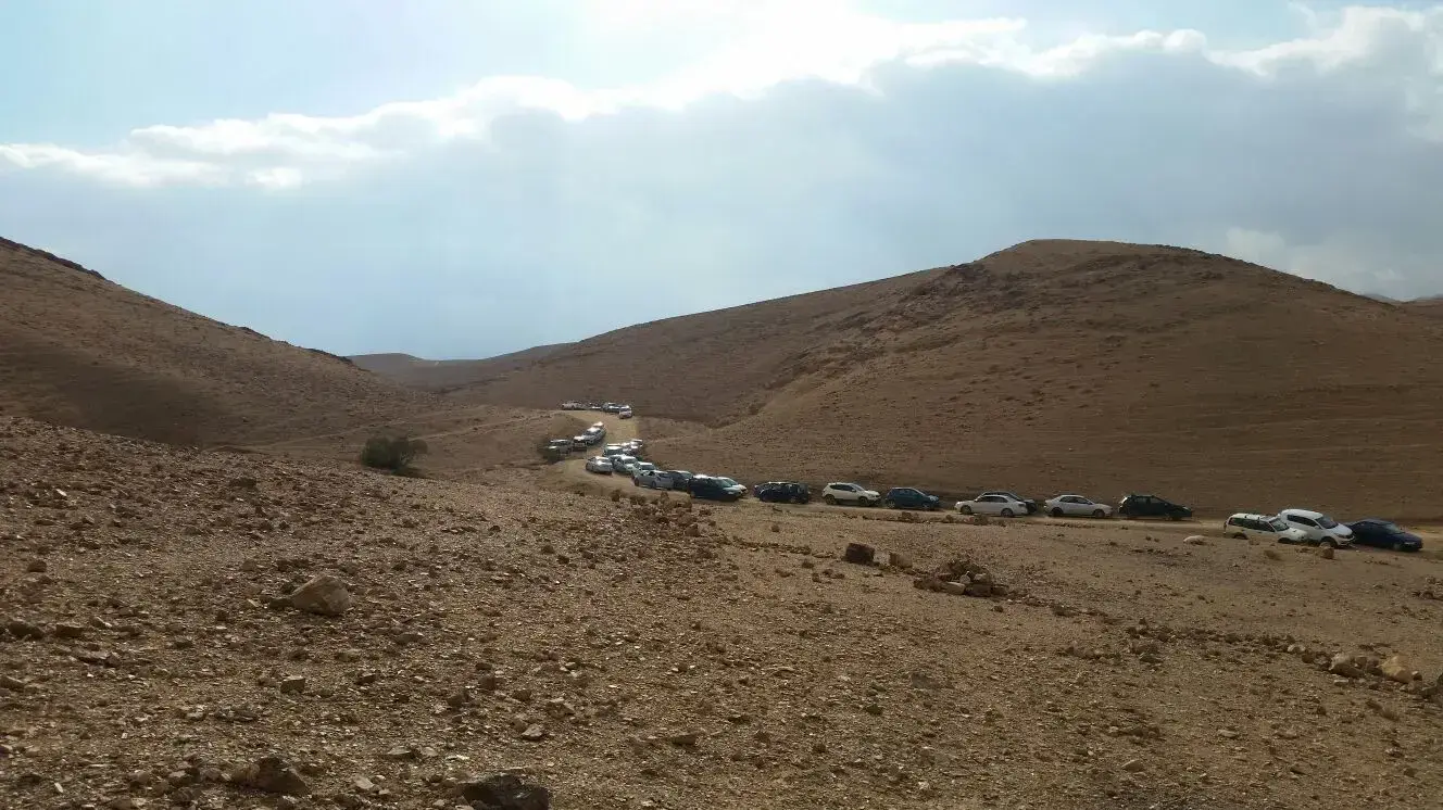 חניון ברכת צפירה ונחל צאלים 6 בינואר 2018