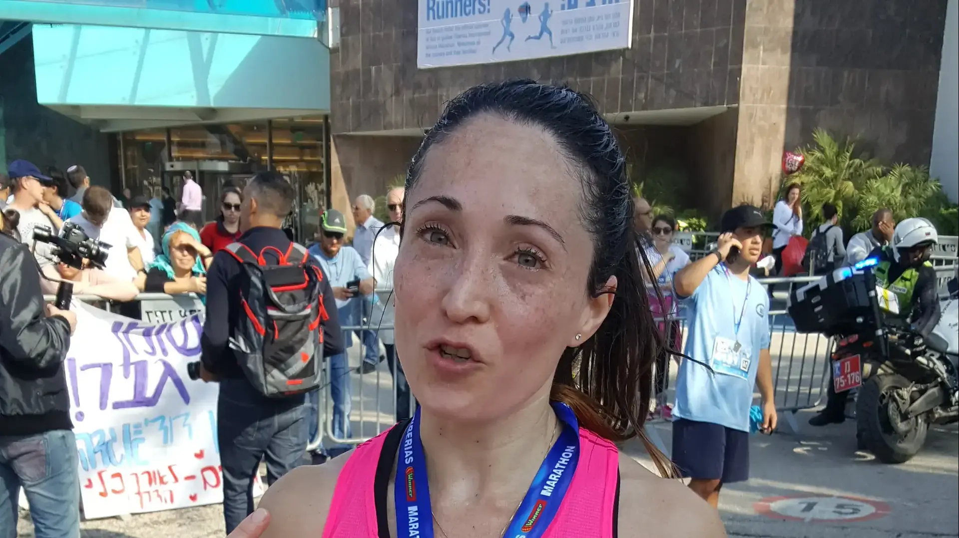 הגר כנעני מרתון טבריה 2017