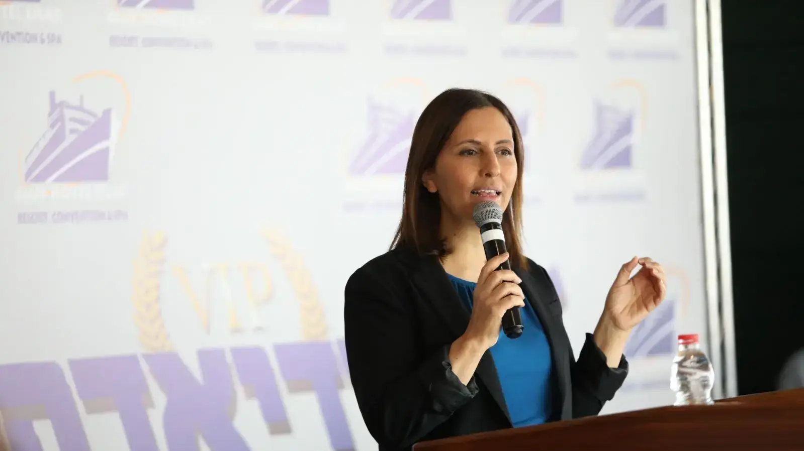 השרה גילה גמליאל בכנס הליכודיאדה באילת, 13 בינואר 2018