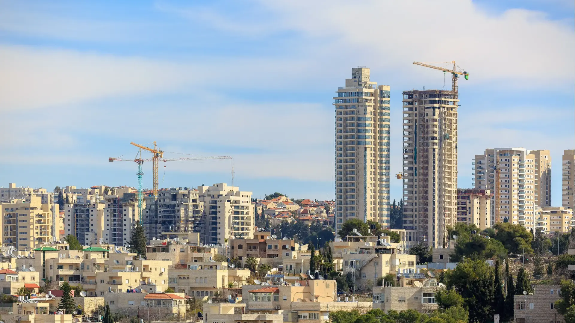 פרויקט בנייה של מגדלים בעיר ירושלים