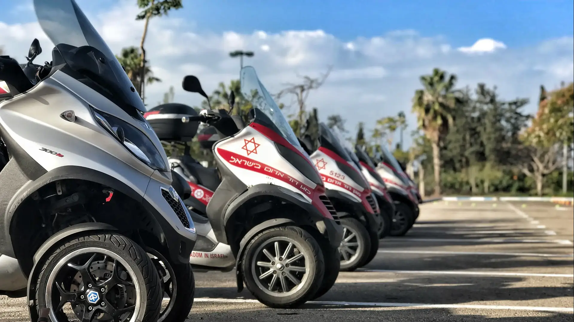 יום הדרכה יחידת האופנועים במד"א