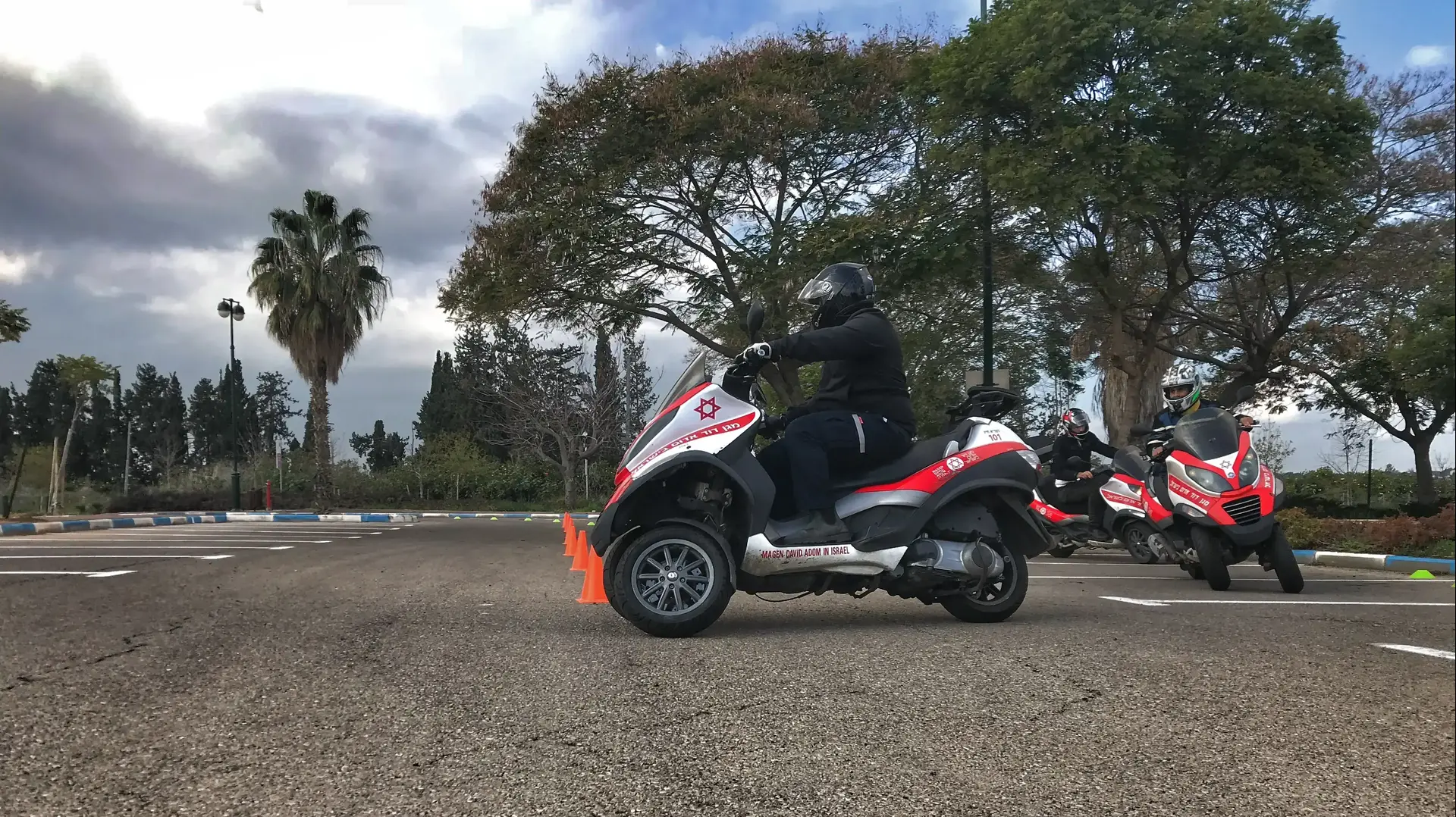 יום הדרכה יחידת האופנועים במד"א