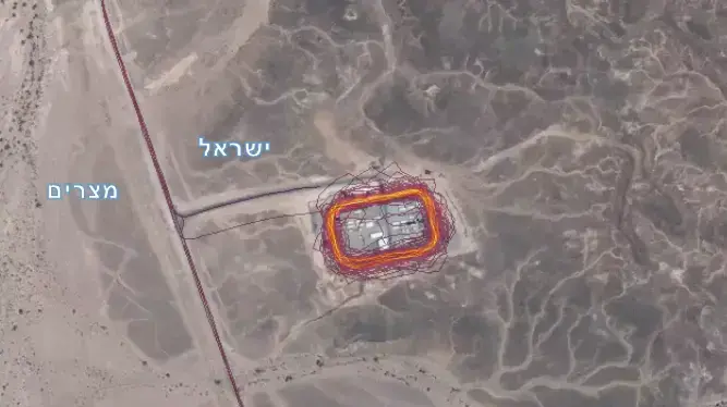 מפת חום STRAVA