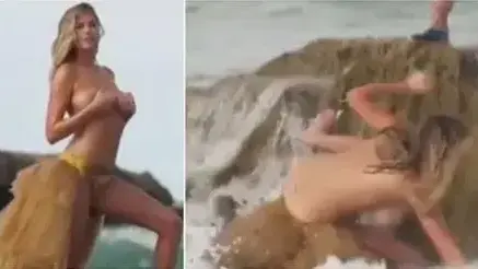 קייט אפטון נופלת בצילומים
