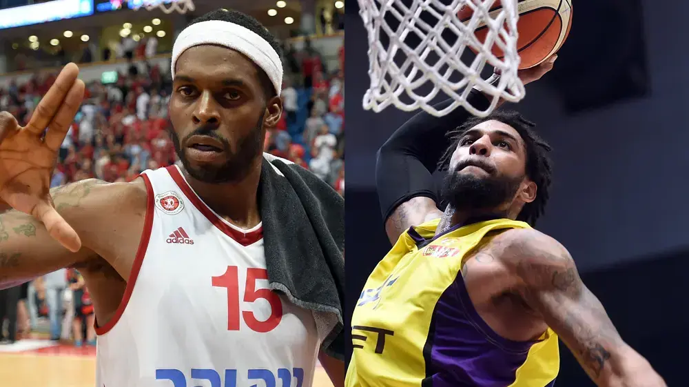 דונטה סמית' הפועל ירושלים 
שחקן הפועל חולון גלן רייס ג'וניור