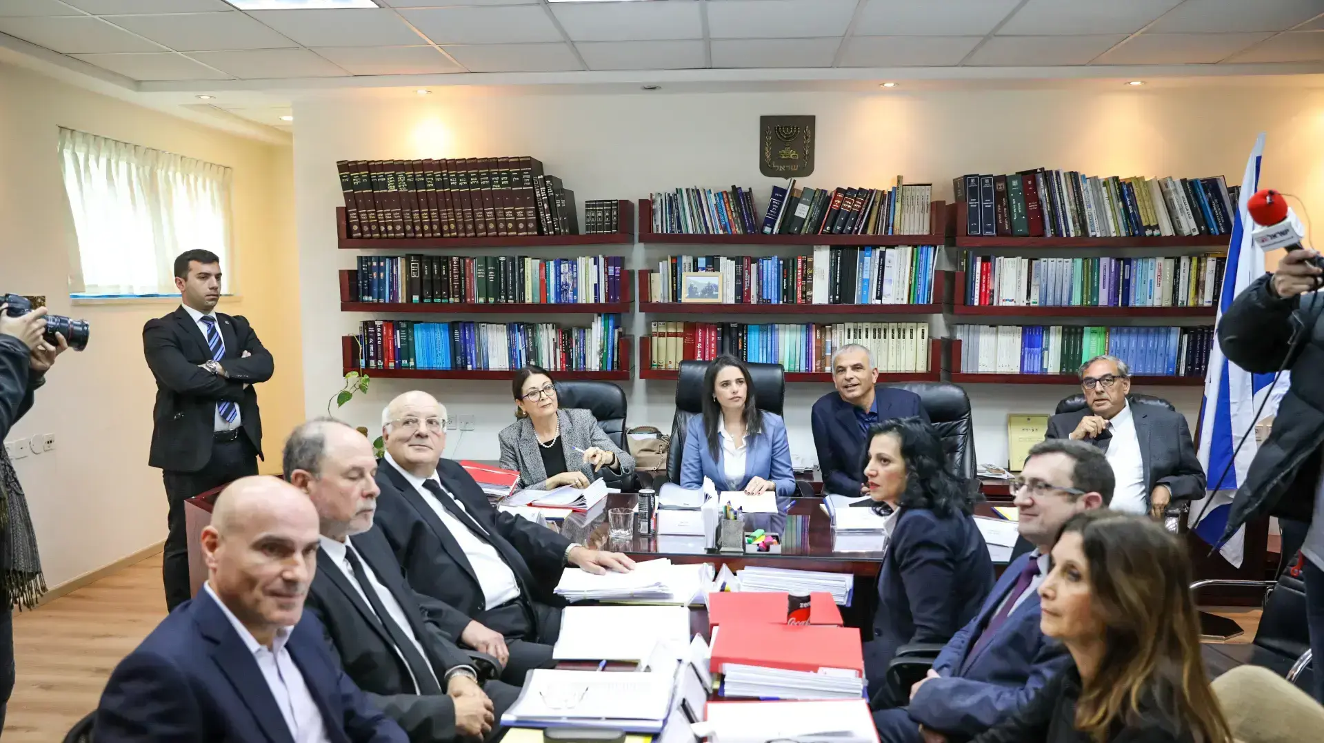 הוועדה לבחירת שופטים בראשות שרת המשפטים אילת שקד, 22 בפברואר 2018