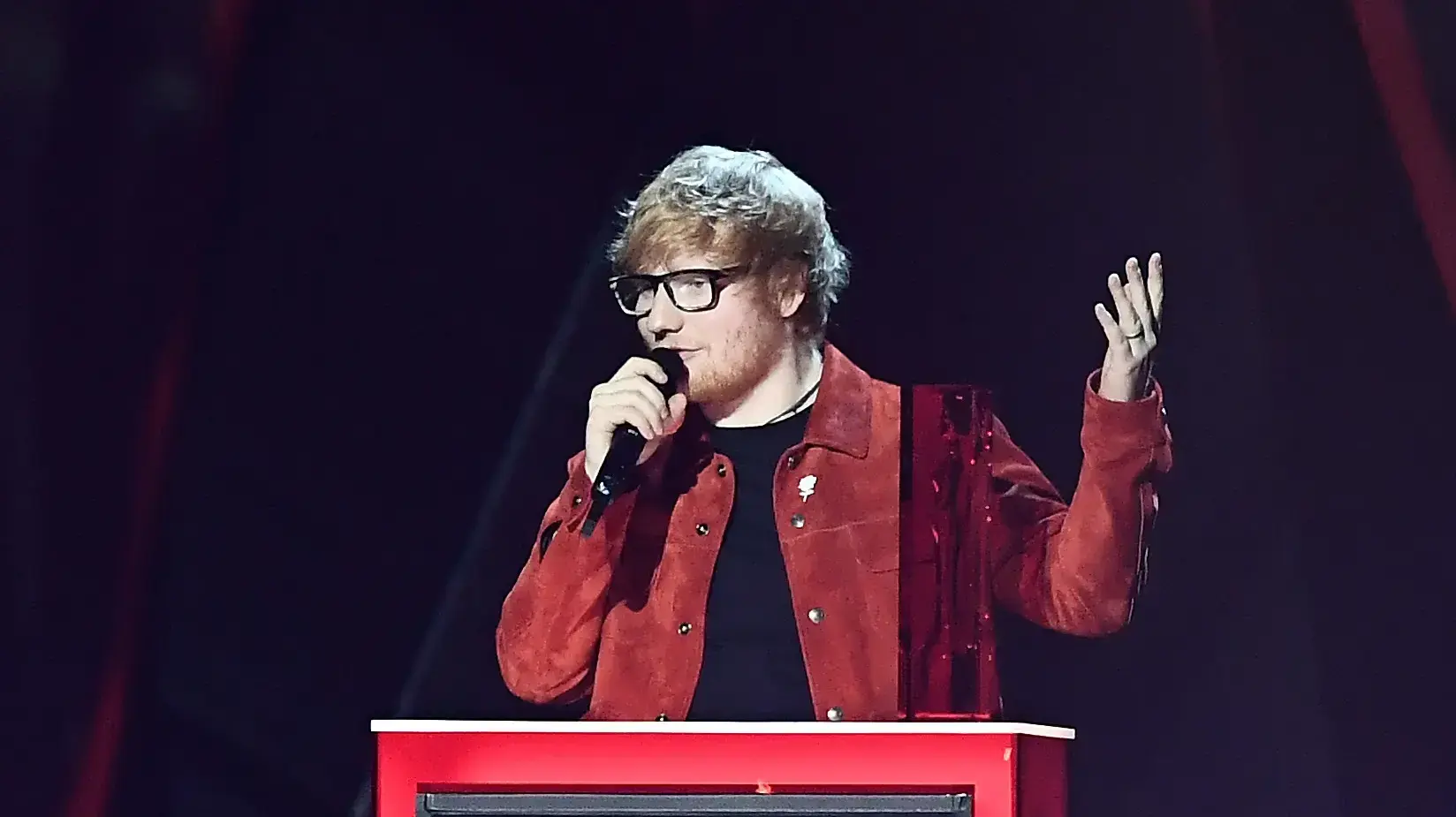 אד שירן בטקס פרסי הבריטס 2018