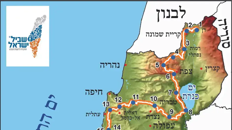 מפת שביל ישראל