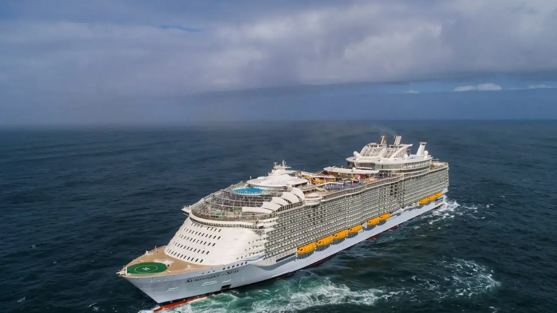 האונייה הגדולה בעולם סימפוני אוב דה סיז Symphony of the Seas