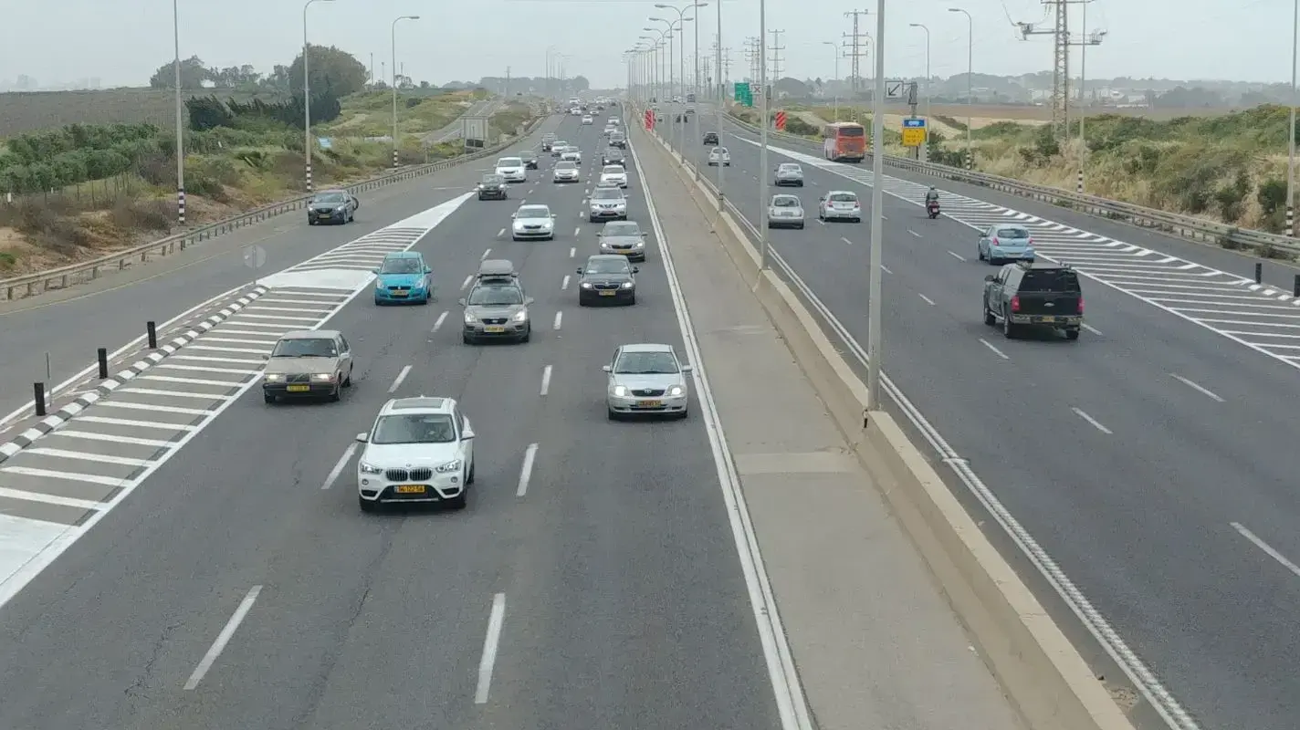 כביש החוף יקום, מדרום לצפון, 30 במרץ 2018