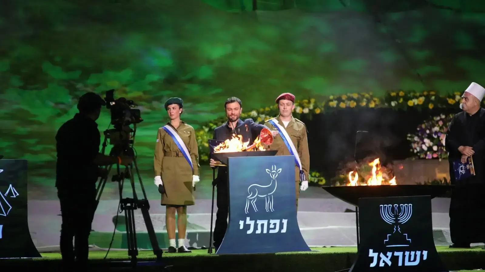 נועם גרשוני משיא משואה ביום העצמאות