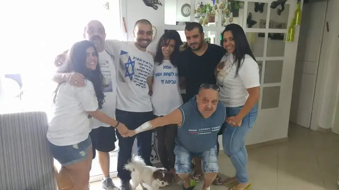 משפחת אזריה לאחר שחרורו של אלאור אזריה