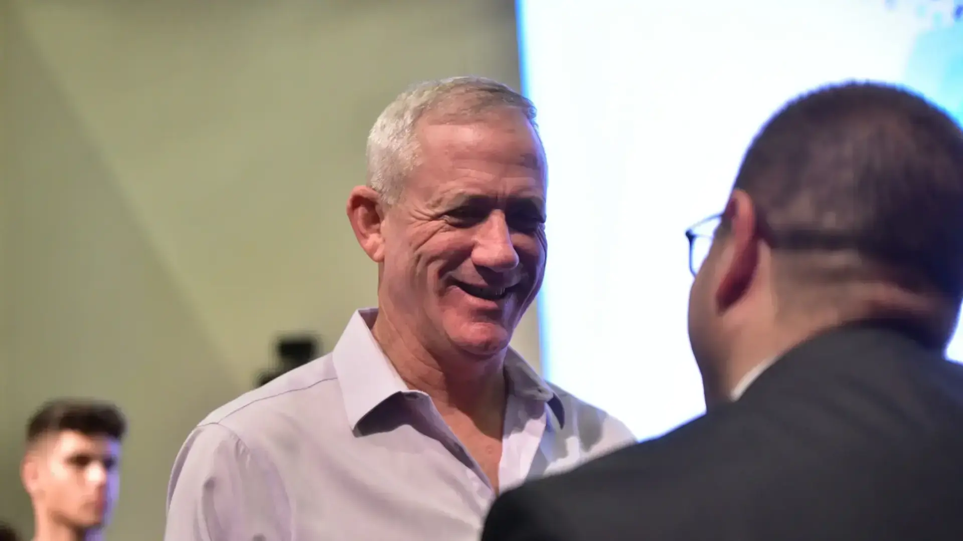בני גנץ, בר אילן, 9 במאי 2018