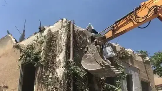 הריסה במסגרת פרויקט פינוי בינוי ירושלים