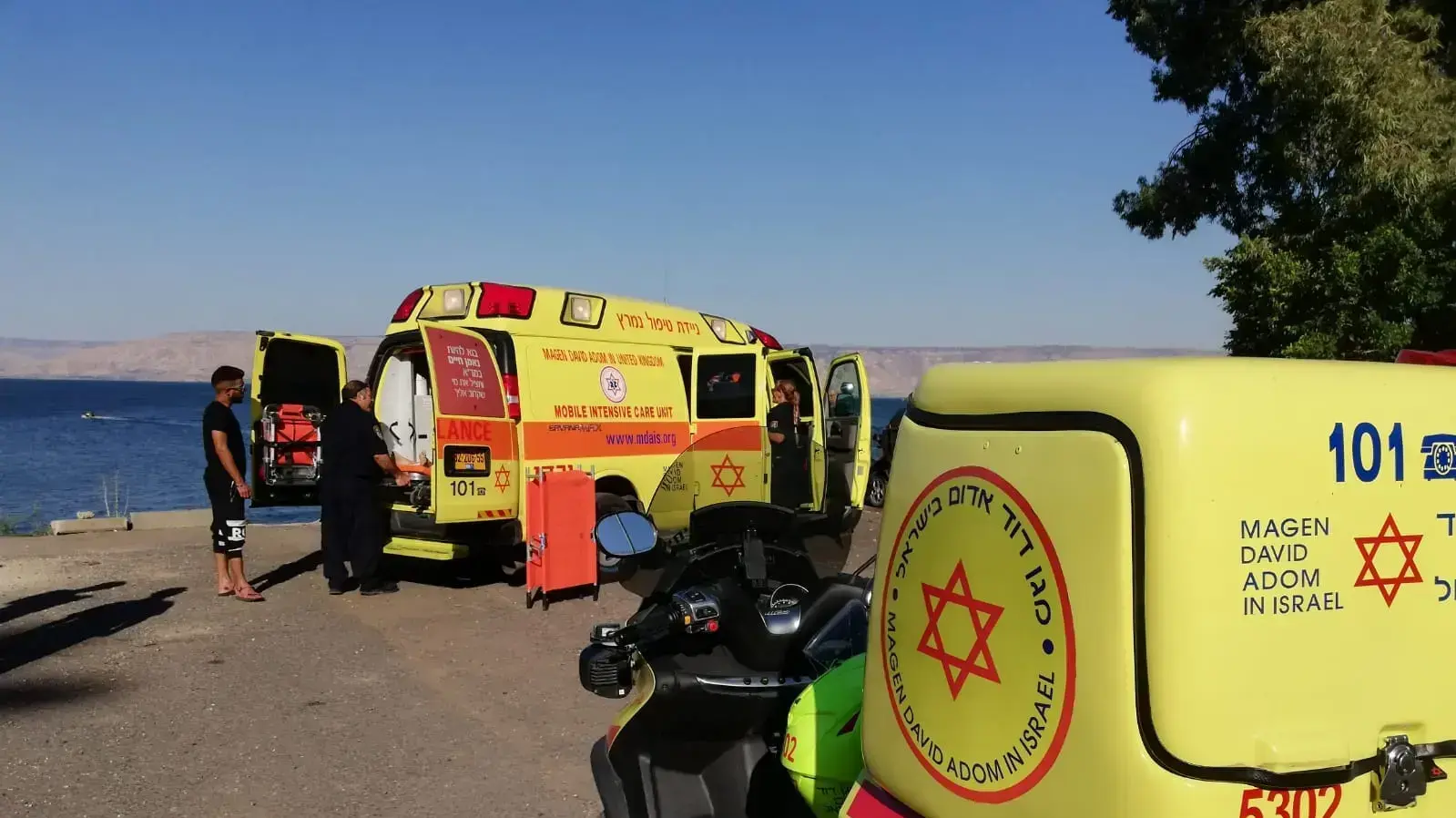 גבר בן 36 טבע למוות בחוף בטבריה, 23 ביוני 2018