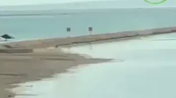נהג סקודה סופרב הורס את הרכב בים המלח