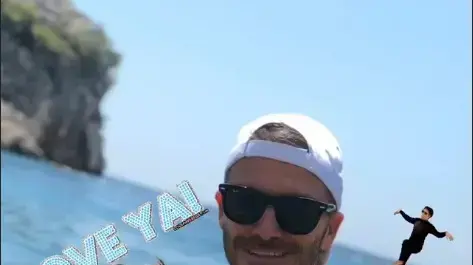 משפחת בקהאם בחופשה, דיוויד בקהאם