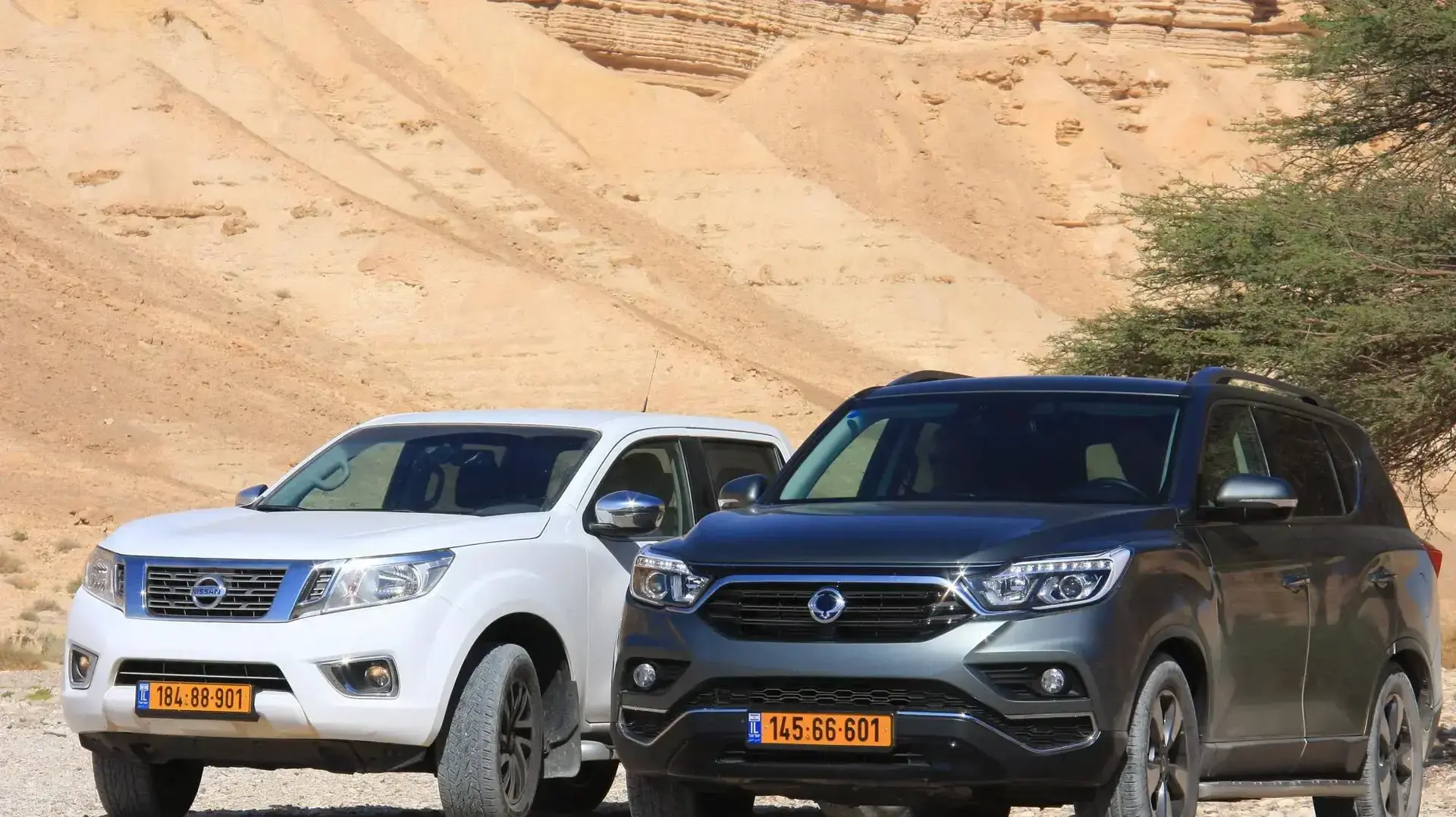 מבחן משווה סאנגיונג רקסטון נגד ניסאן נבארה