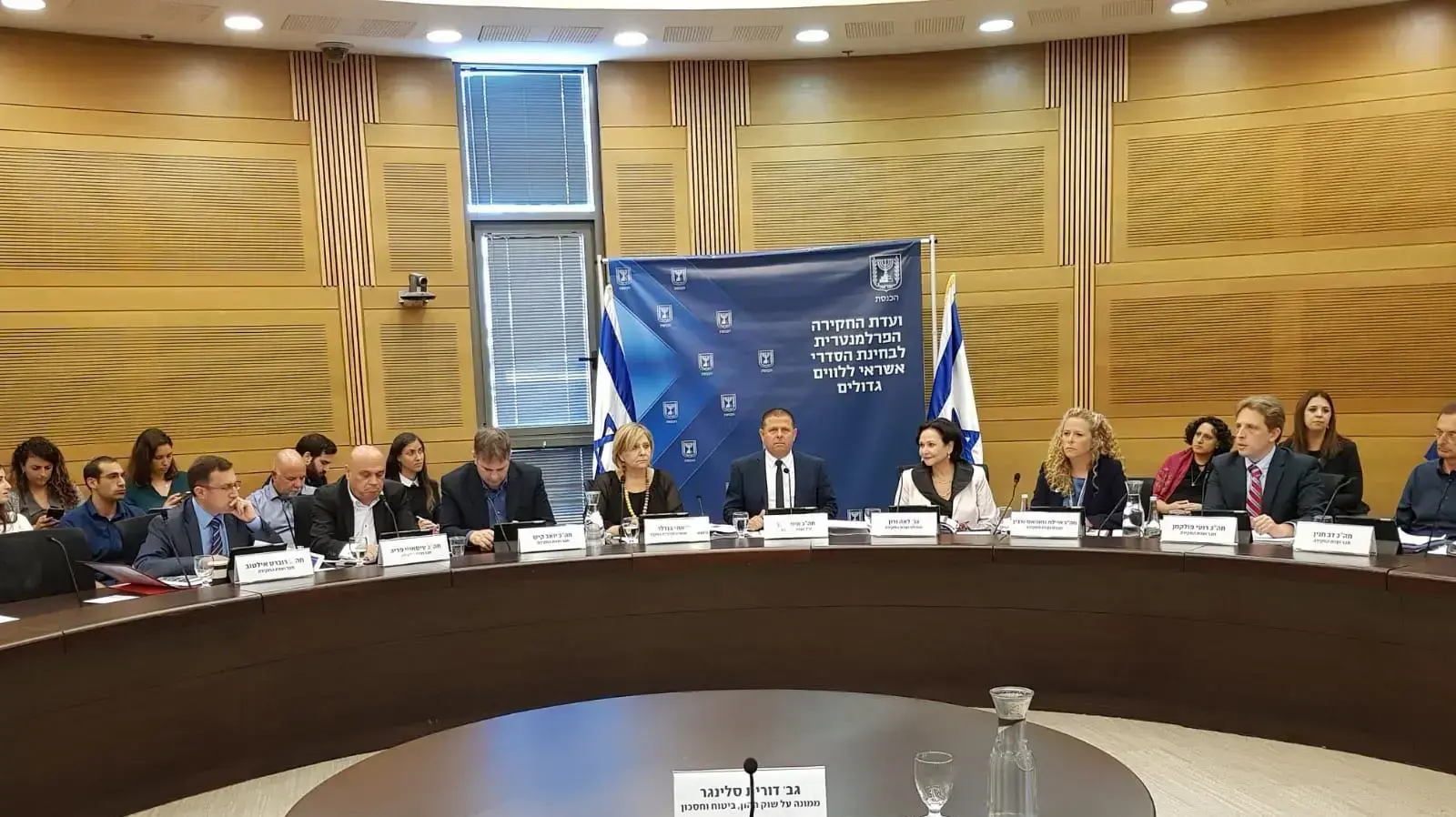 ישיבת הוועדה להסדרי האשראי ללווים גדולים וידאו