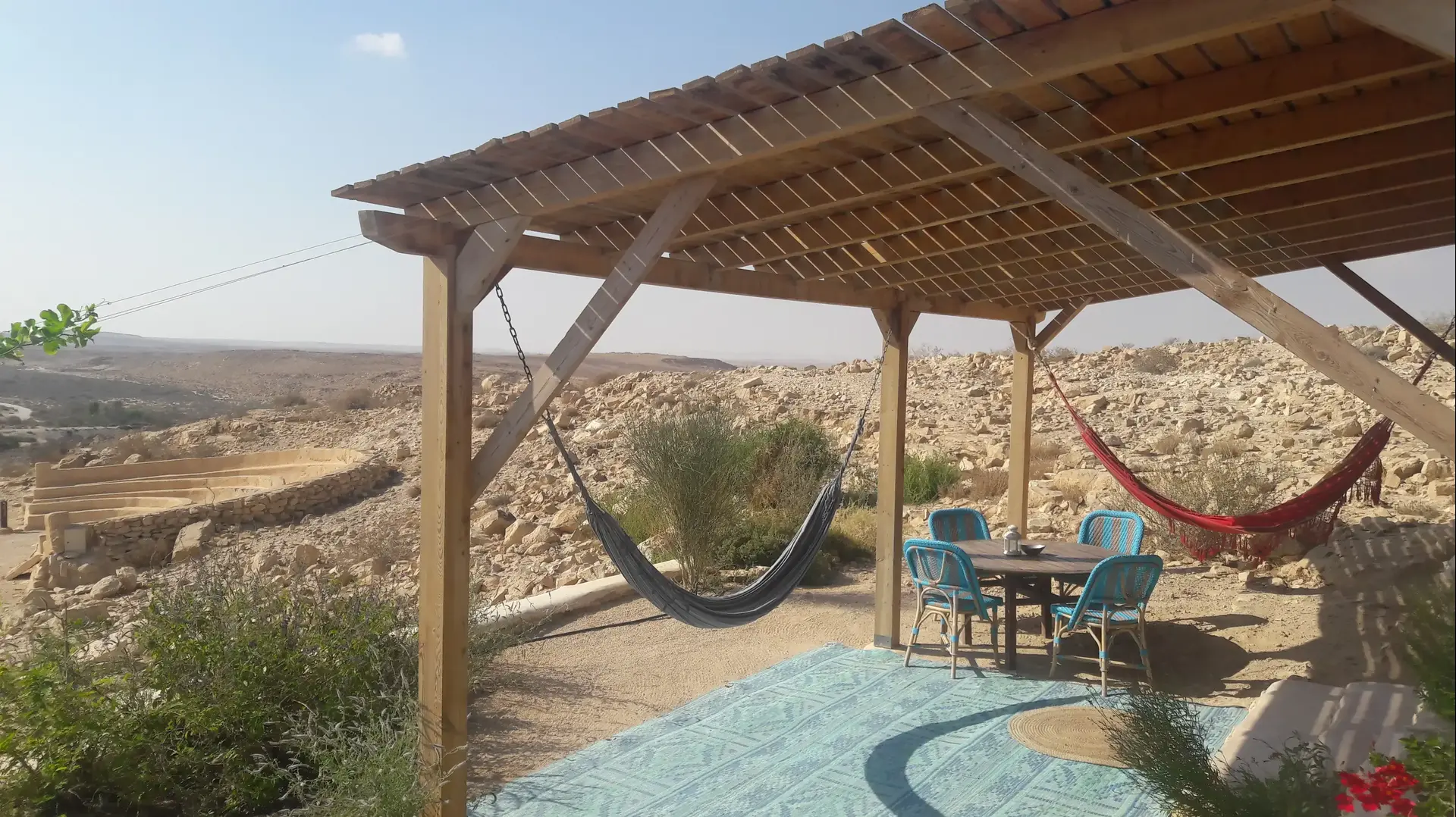 המצפה אירוח מדברי בעזוז צימר