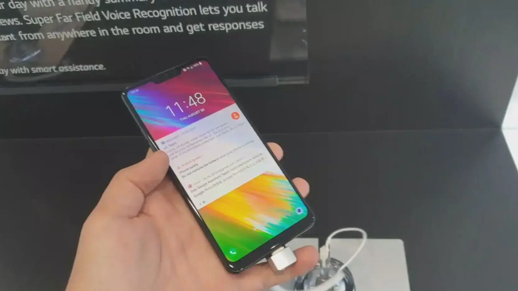 הצצה ל-lg g7 fit ו-LG G7 ONE
