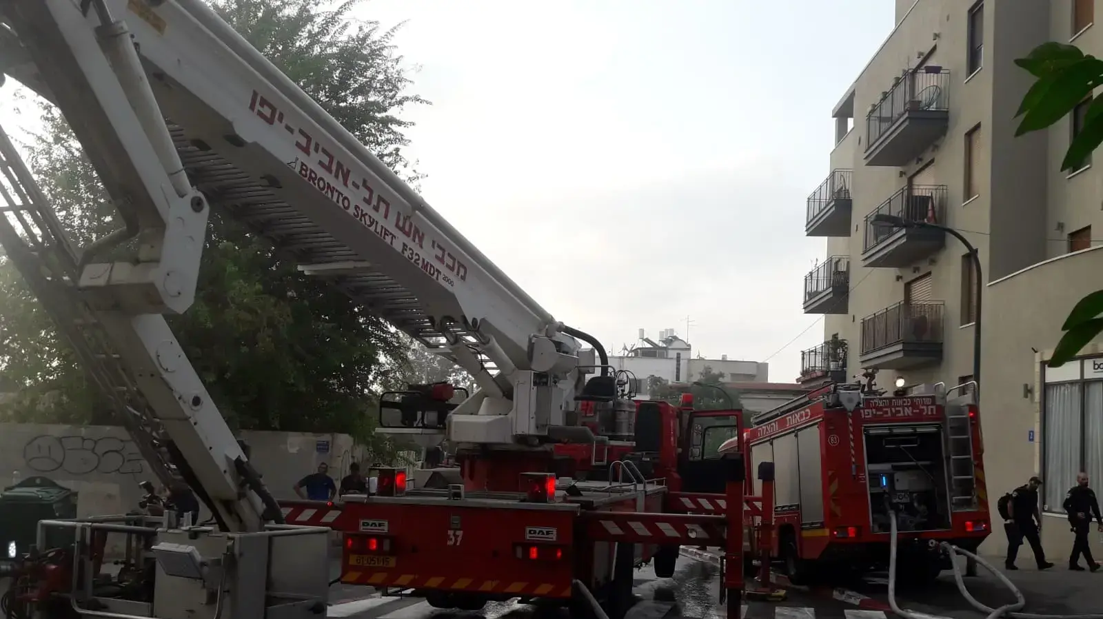 שריפה בחנות ביפו 2 בספטמבר 2019