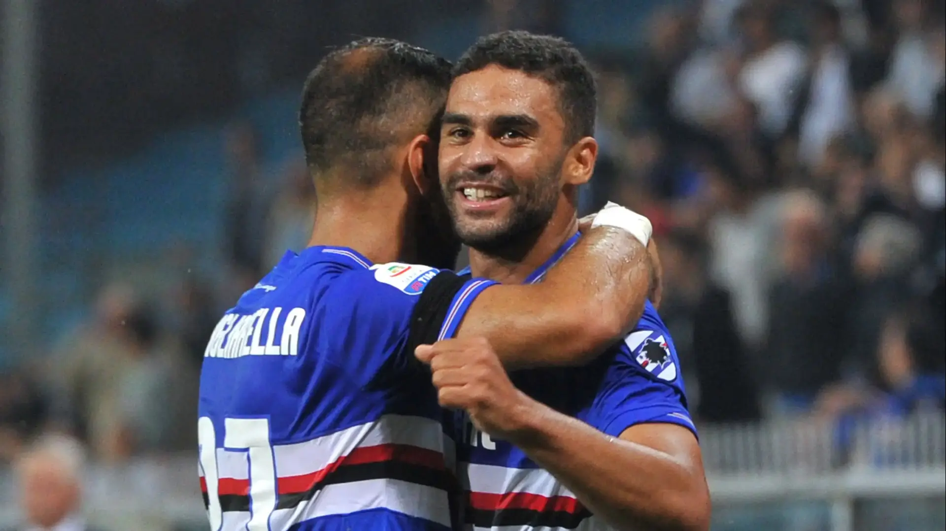 גרגואר דפרל שחקן סמפדוריה חוגג