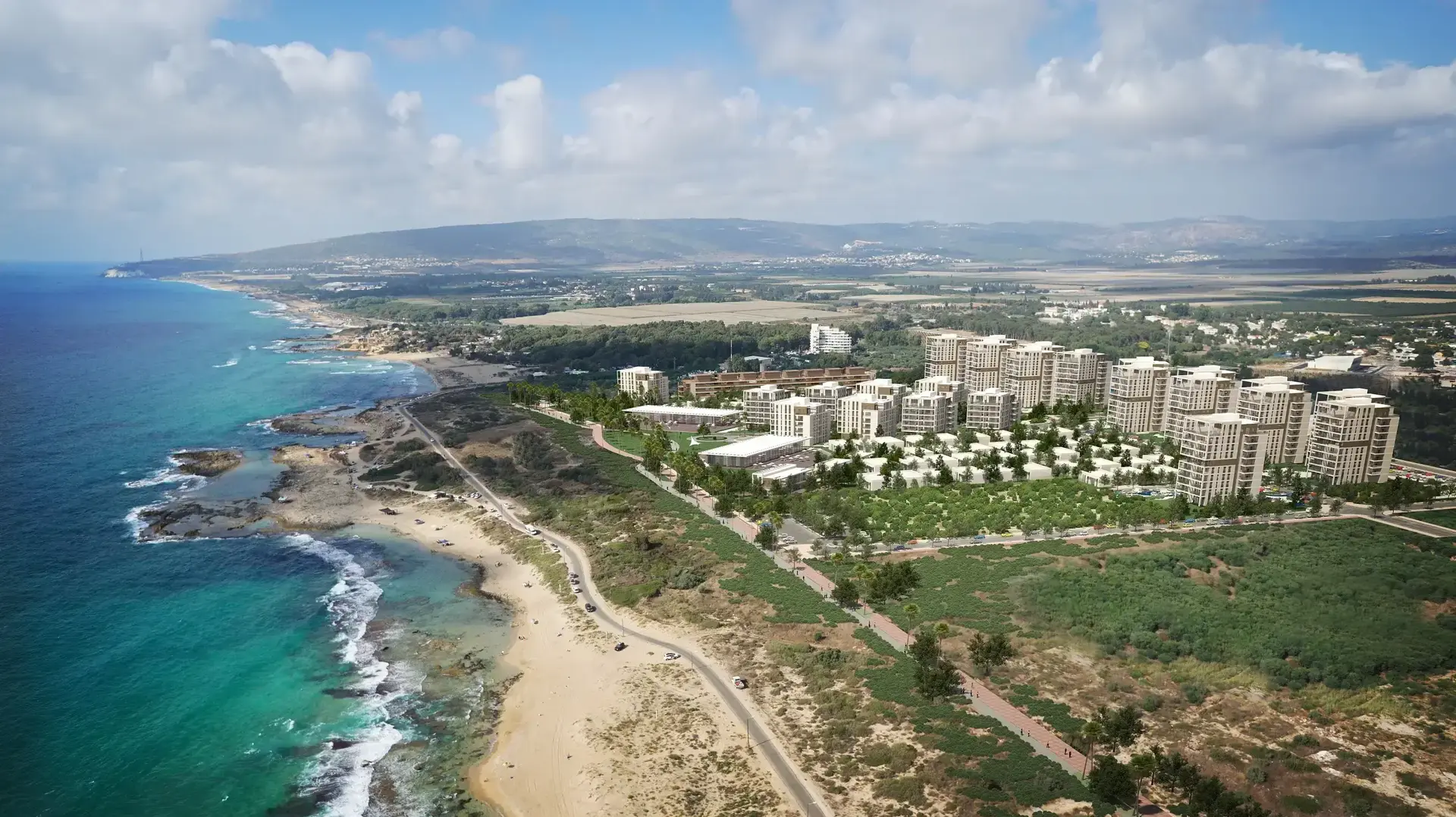 הדמיית פרויקט אכזיב נהריה
