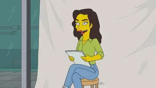גל גדות ב"משפחת סימפסון"