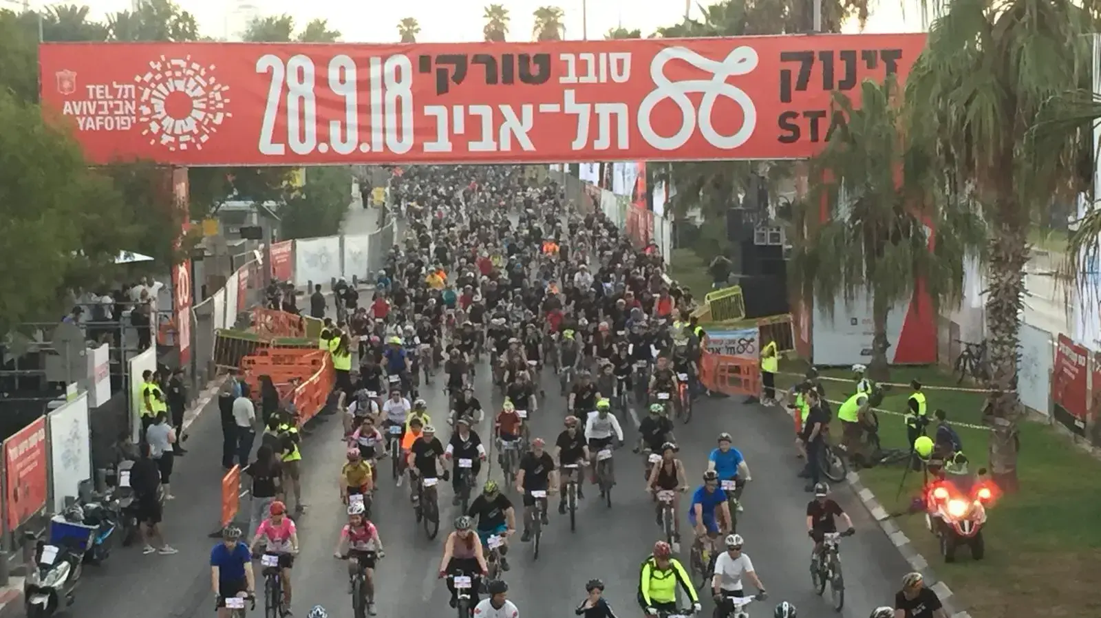 כ-30 אלף רוכבים משתתפים בשישה מסלולים במסלול "סובב טורקי" שייערך בפעם העשירית בתל אביב