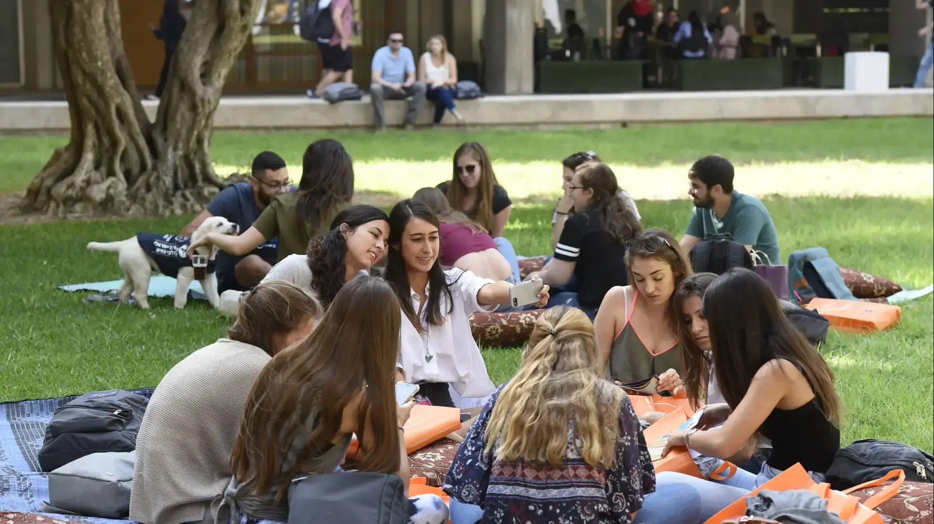 היום הראשון ללימודים באוניברסיטת בן גוריון, באר שבע, אוקטובר 2018