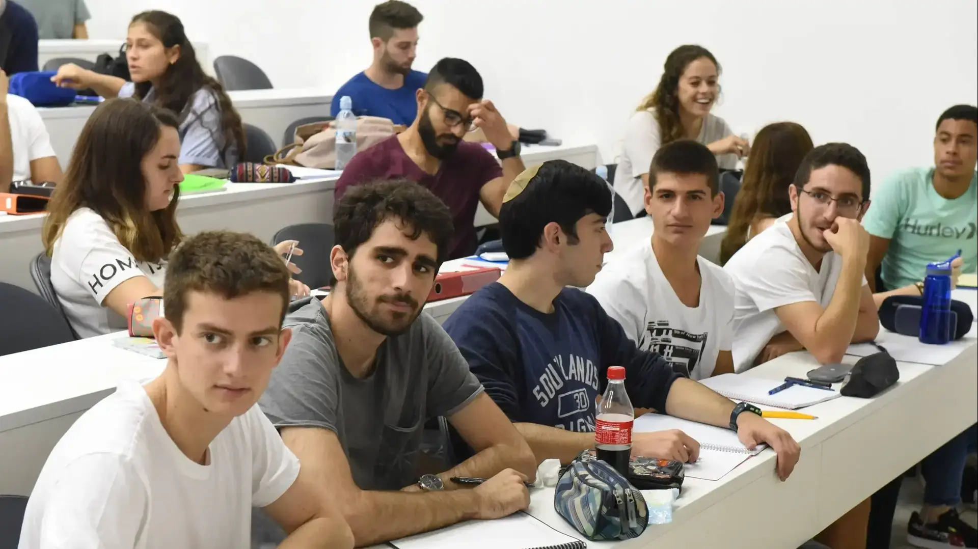 היום הראשון ללימודים באוניברסיטת בן גוריון, באר שבע, אוקטובר 2018