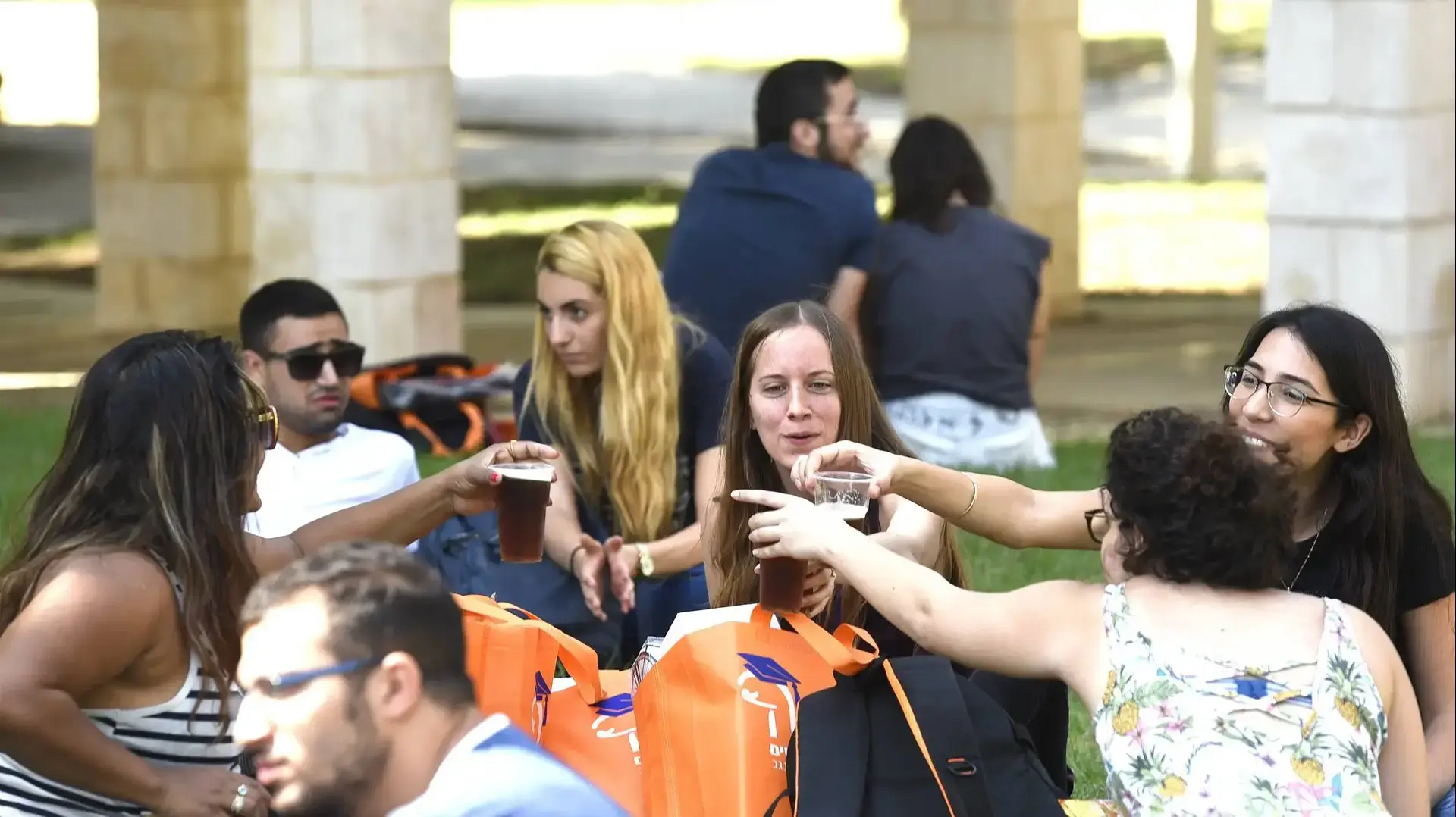 היום הראשון ללימודים באוניברסיטת בן גוריון, באר שבע, אוקטובר 2018