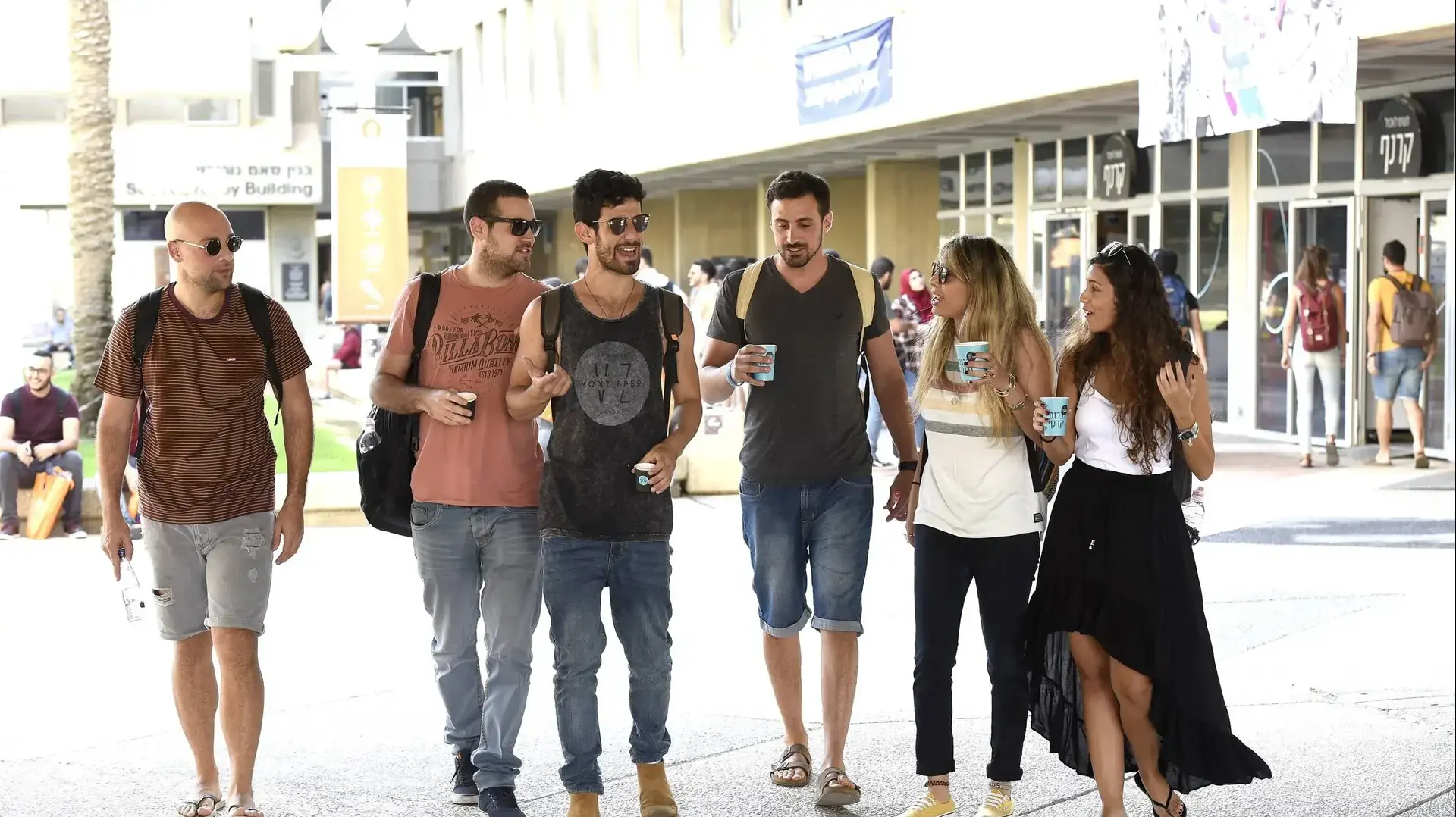היום הראשון ללימודים באוניברסיטת בן גוריון, באר שבע, אוקטובר 2018