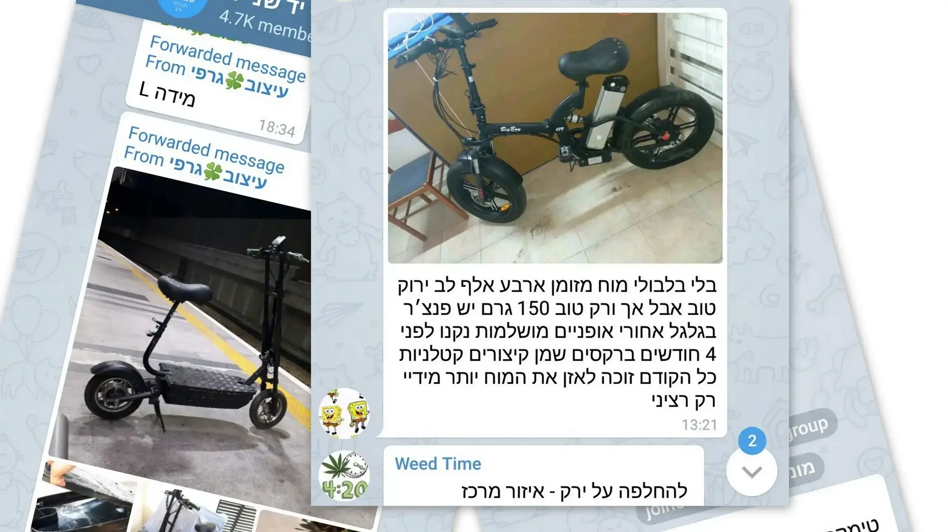 גלגלים תמורת קנאביס: הסחר בטלגראס גלגלים תמורת קנאביס: הסחר בטלגראס