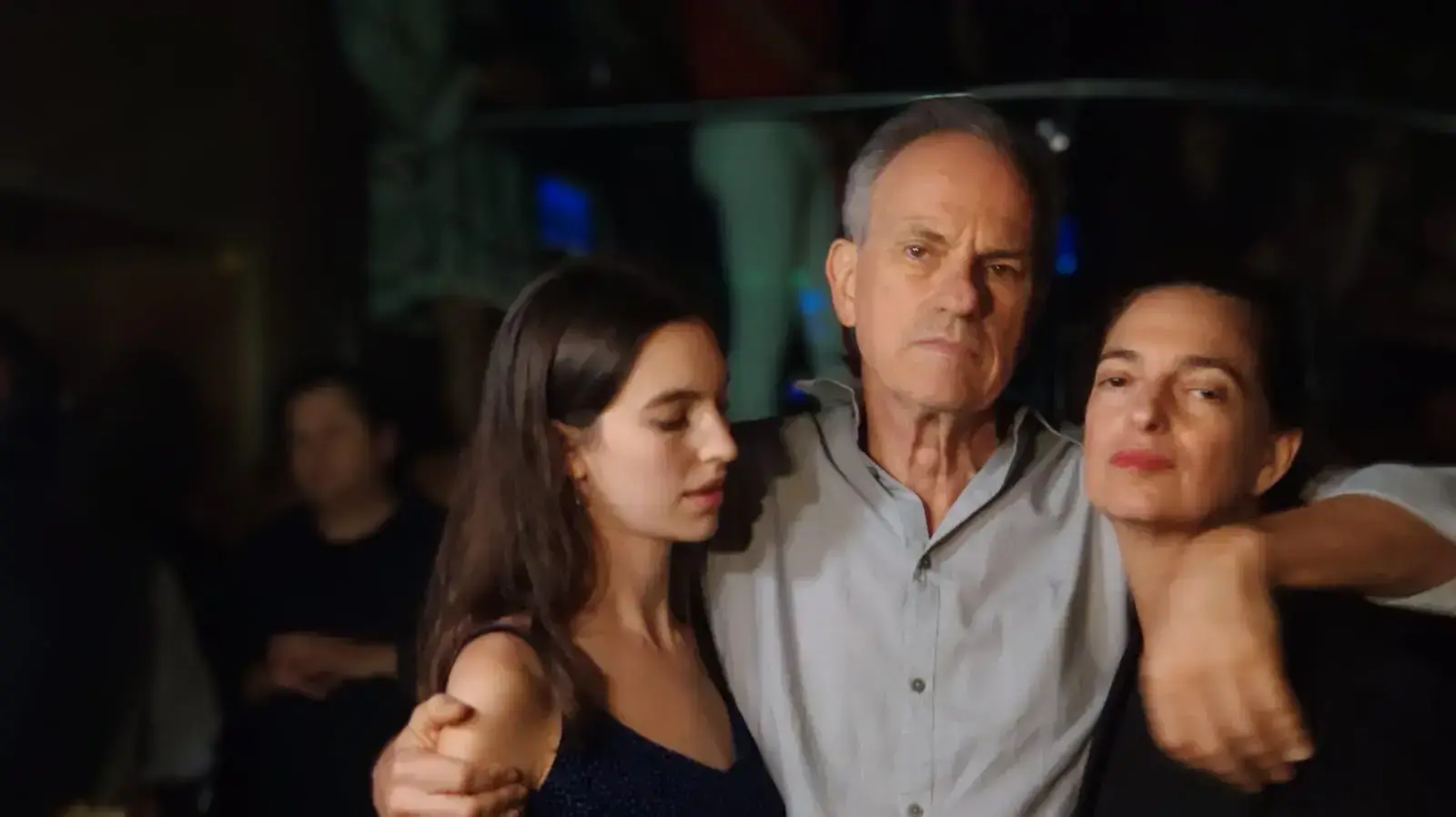 אבי נשר, איריס נשר ותום נשר בהקרנת הסרט "סיפור אחר"