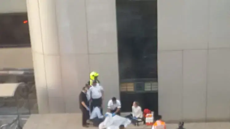 עובדת בחברת לבייב קפצה אל מותה בבורסה ליהלומים ברמת גן 20 בנובמבר 2018